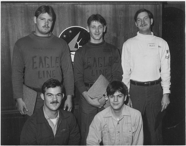Back Row (L-R) Frank Martinadale, Vorhees, Me
Front Row (L-R) Can't remember, Robbie Sacks