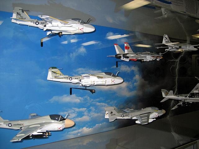 There are models of each A6 version beginning with the A6-A on the far left