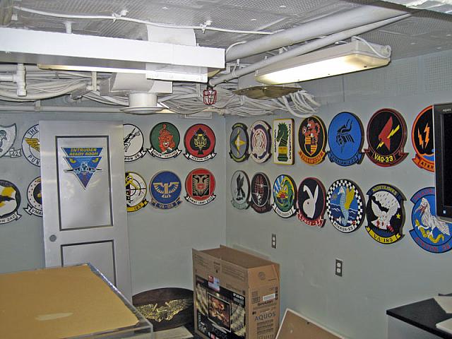 In this picture the clear case in the lower left corner with the brown paper on it will be a memorial to every A6 pilot that was