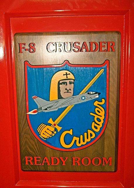 020---Door-to-F-8-Crusader-Ready-Room-[4-27-09] - Clint Griffin photo