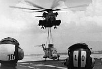 HS-12 crash helo returned to the Midway - Courtesy of Gary Schreffler