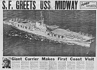 USS Midway's First Visit to Hawaii