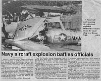 VAW-115 E-2 explodes at NIPPI hangar. Anyone remember when this happened? It was between 1981-84