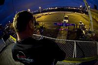 
The unusual "night shot" was taken at 0500 when Midway crew reported for
duty to load the aircraft aboard.  Museum