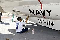 Working on F-14 Tomcat [03-12-10] - Clint Griffin photo