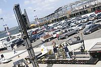 Preparing to off-load Bird Dog from truck [03-09-10] - Clint Griffin photo