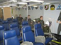The Squadron Duty Officer desk is behind the pilots.