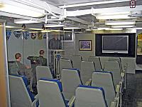 The flat screen forward will have a running video of A6 history produced by Grumman