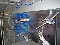 The paper labels on the wall above the case will be turned in to nice plaques describing each version